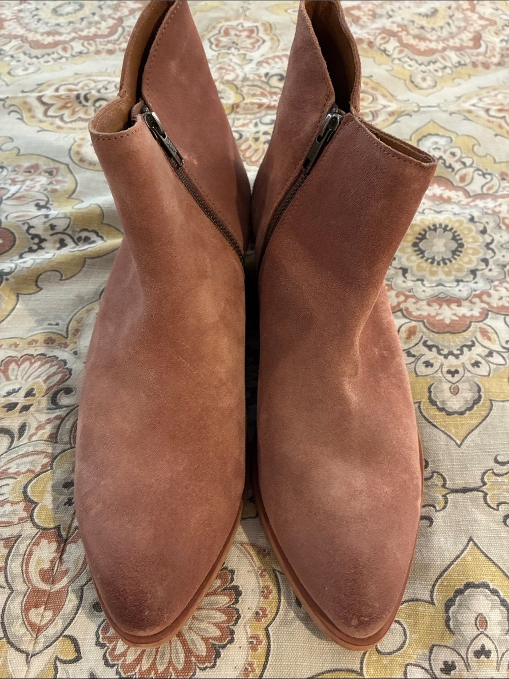 Frye Dusty Pink Suede Shootie